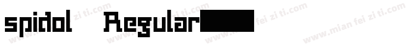spidol Regular字体转换